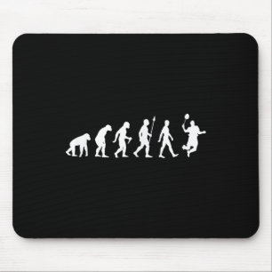 Human Evolution , Badminton Player Version Mousepad