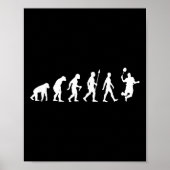 Human Evolution , Badminton Player Version Poster (Vorne)