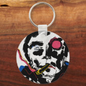 Human face Funky Schlüsselanhänger (Vorderseite)
