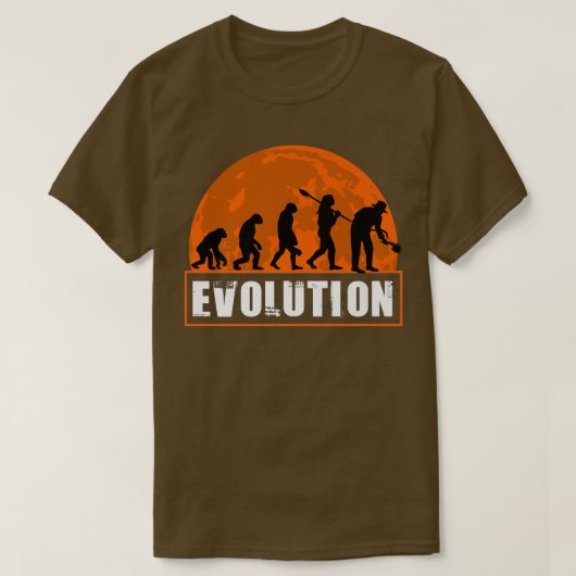 Human Farmer Evolution Funny Farmer Evolution  T-Shirt (Design vorne)