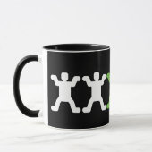 Human Figure Pictogramm - Standout Tasse (Links)