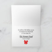 Human Fund Feiertagskarte (Innenseite)