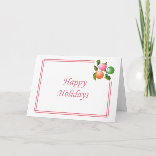 Human Fund Feiertagskarte (Vorderseite)