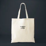 Human in the Loop Minimalist Canvas Tote Bag Tragetasche<br><div class="desc">Carry your assets with intent. A durable canvas tote featuring a bold,  centered technical design for the professional who manages their career with precision.</div>
