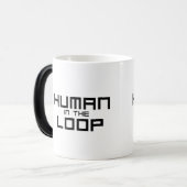 Human in the Loop Minimalist Morphing Tasse (Vorderseite Links)