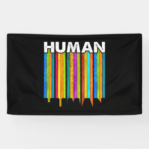 HUMAN LGBT Flag Gay Pride Monat Transgender Banner