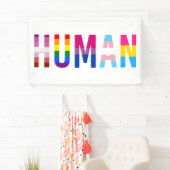 HUMAN LGBT Flag Gay Pride Monat Transgender Banner (Insitu)