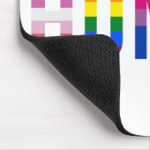 HUMAN LGBT Flag Gay Pride Monat Transgender Mousepad (Ecke)