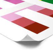 HUMAN LGBT Flag Gay Pride Monat Transgender Poster (Ecke)