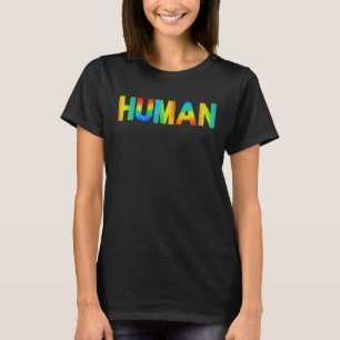 HUMAN LGBT Flag Gay Pride Monat Transgender Rainb T-Shirt