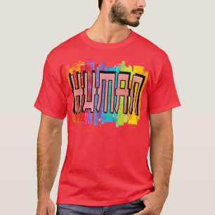 HUMAN LGBT Flag Gay Pride Monat Transgender Rainbo T-Shirt