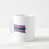 Human × Machine futuristische Tech-Kaffeetasse Kaffeetasse (Vorderseite Links)