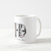 “HUMAN × MACHINE” KAFFEETASSE (VorderseiteRechts)