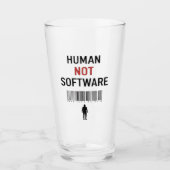 Human not software glas (Vorderseite)