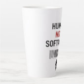 Human not software milchtasse (Vorderseite)