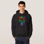 HUMAN Rainbow LGBT Flag Gay Pride Month Lesbian 9 Hoodie (Vorne ganz)
