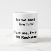 Human Resource HR Rockstar-Tasse Jumbo-Tasse (Vorderseite)