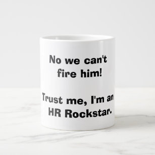 Human Resource HR Rockstar-Tasse Jumbo-Tasse