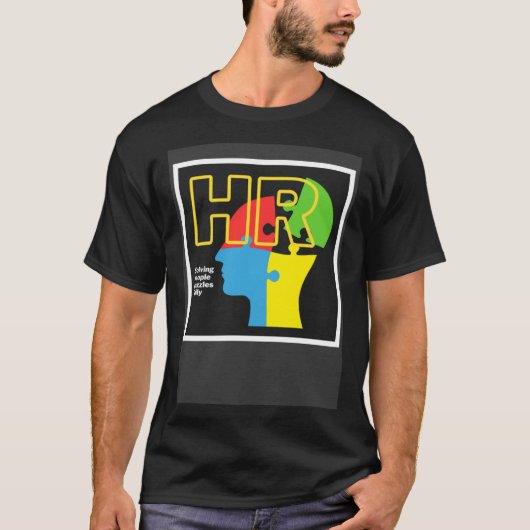 Human Resource HR Solving People Puzzles Daily T-Shirt (Vorderseite)