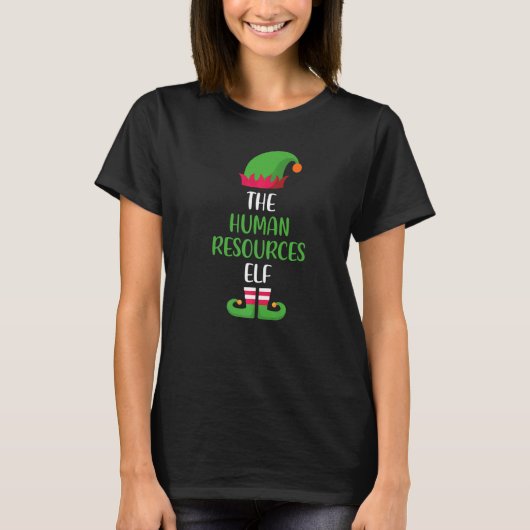 Human Resources Elf Family Matching Group Christma T-Shirt (Vorderseite)