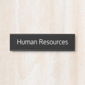 Human Resources Office Door Sign Türschild (Vorderseite )