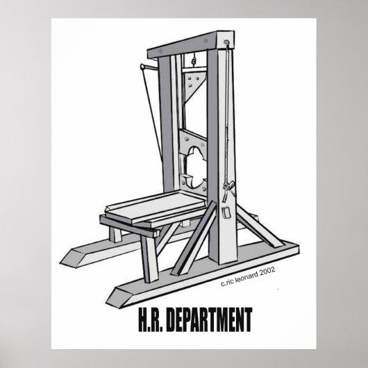 Human Resources Satire Poster (Vorne)