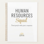 Human Resources Squad – Personalisierter Planer (Vorderseite)