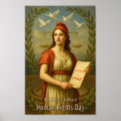Human Rights Day 10 Event gift Poster (Vorne)