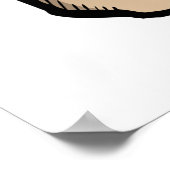 Human Skull Poster (Ecke)