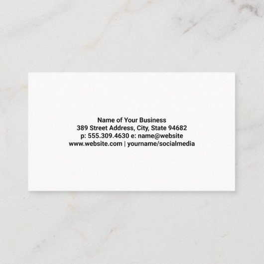 Human Tech-Logo Visitenkarte (Rückseite)