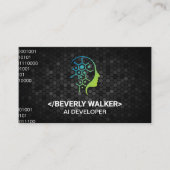 Human Tech-Logo Visitenkarte (Vorderseite)