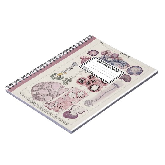 Human Tissue Histology Atlas Notebook Notizblock (Linke Seite)