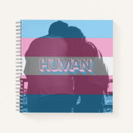 Human Trans Pride Notebook Notizblock