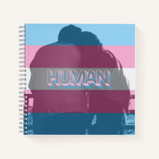 Human Trans Pride Notebook Notizblock