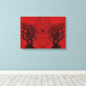 human tree leinwanddruck (Insitu (Holzboden))