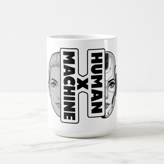 HUMAN x MACHINE Kaffeetasse (Mittel)