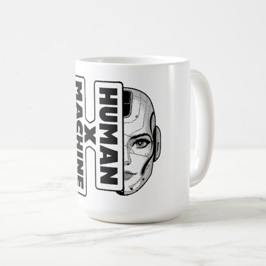 HUMAN x MACHINE Kaffeetasse (VorderseiteRechts)