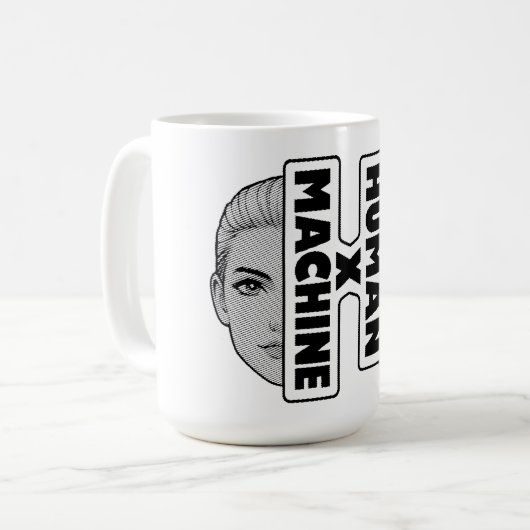 HUMAN x MACHINE Kaffeetasse (Vorderseite Links)