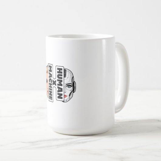 HUMAN x MACHINE Kaffeetasse (VorderseiteRechts)