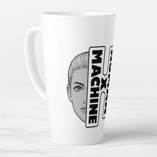 HUMAN x MACHINE Milchtasse (Linke Ecke)