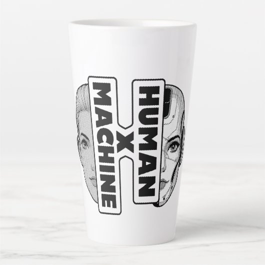 HUMAN x MACHINE Milchtasse (Vorderseite)