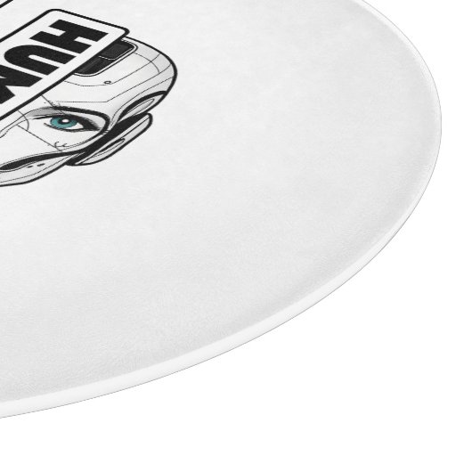 HUMAN x MACHINE Schneidebrett (Ecke)