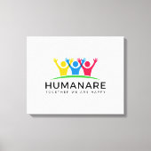 Humanare Together wir sind glücklich Leinwanddruck (Vorderseite)