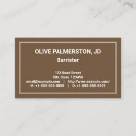 Humane, Berufliche Anwaltskarte Visitenkarte