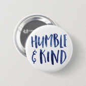 Humane und Kind geometrische Typografie - GLS Button (Vorne & Hinten)