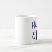 Humane und Kind geometrische Typografie - GLS Kaffeetasse (Mittel)