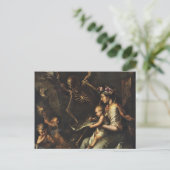 Humanes Wohlbefinden - Salvator Rosa 1656 Postkarte (Stehend Vorderseite)