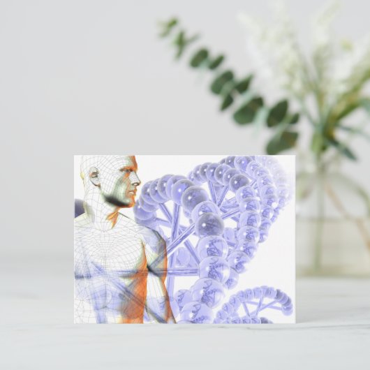 Humangenom Postkarte (Stehend Vorderseite)