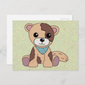 Humanhund Postkarte (Vorne/Hinten)