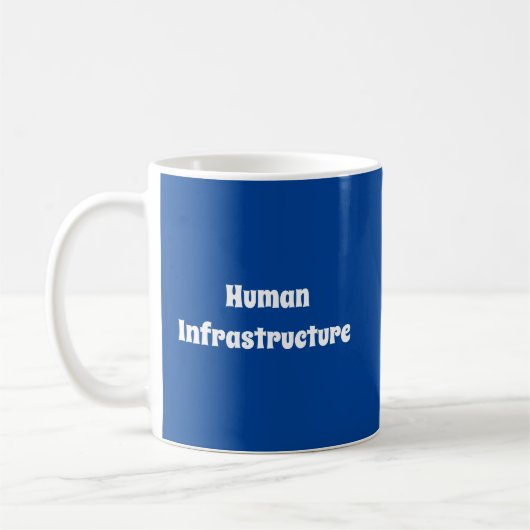 Humaninfrastruktur Kaffeetasse (Links)